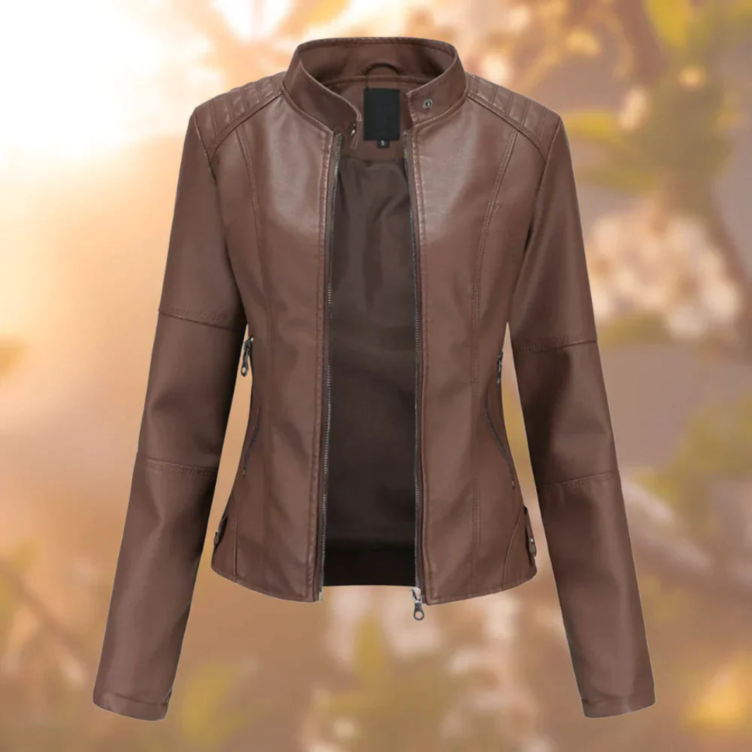 Abigail | Women's Biker Jacket | Slim Fit