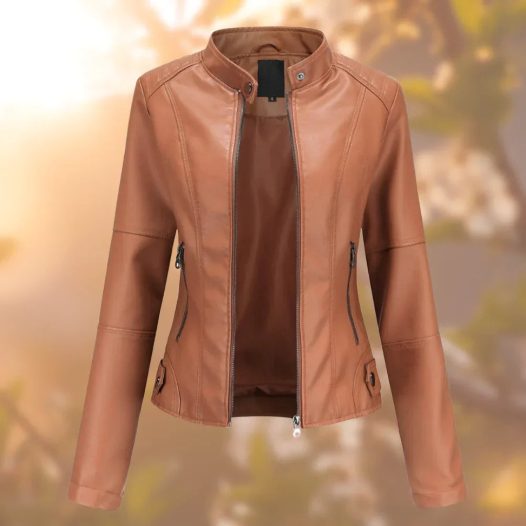 Abigail | Women's Biker Jacket | Slim Fit