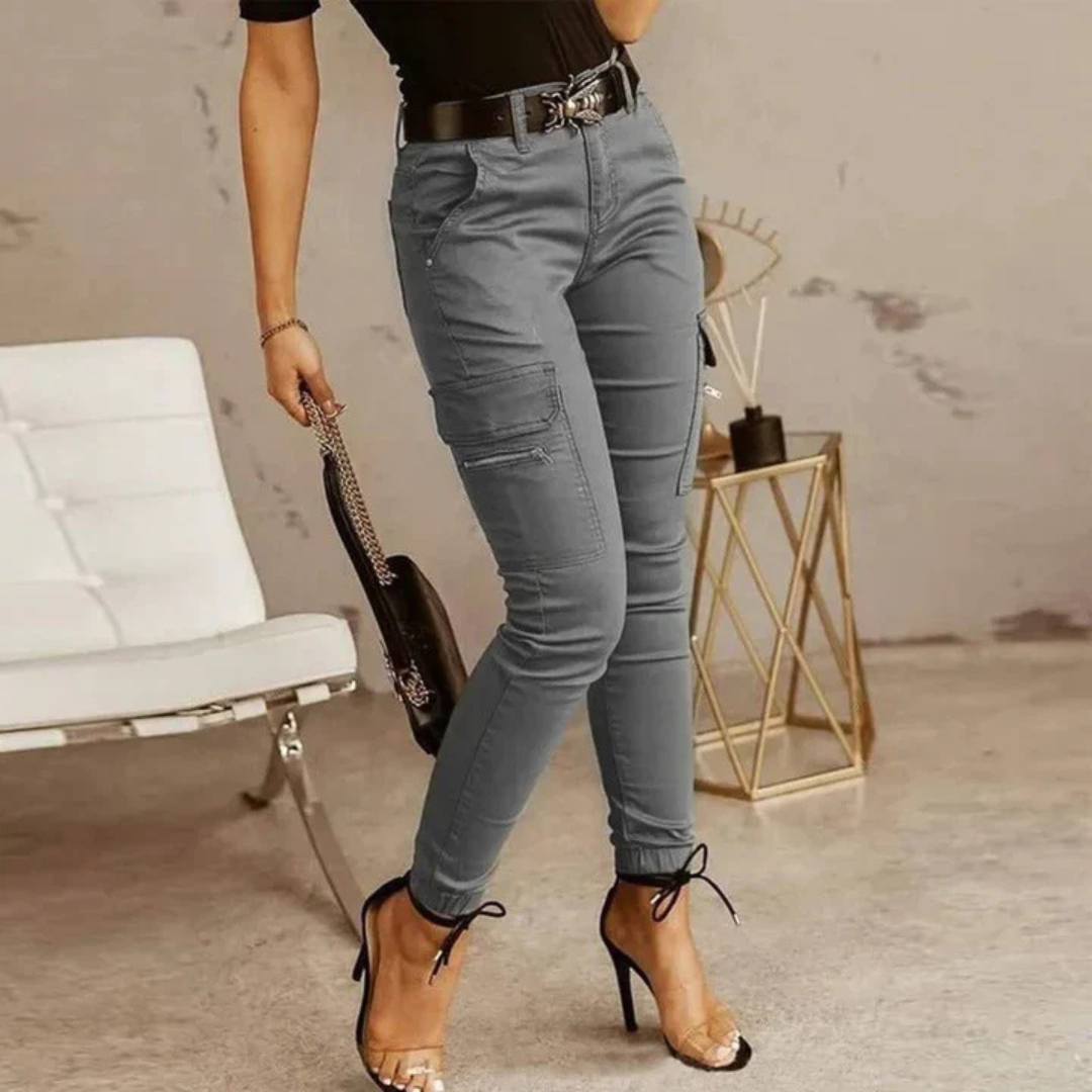 Sienna | Women's Slim-Fit Cargo Pants | Trendy