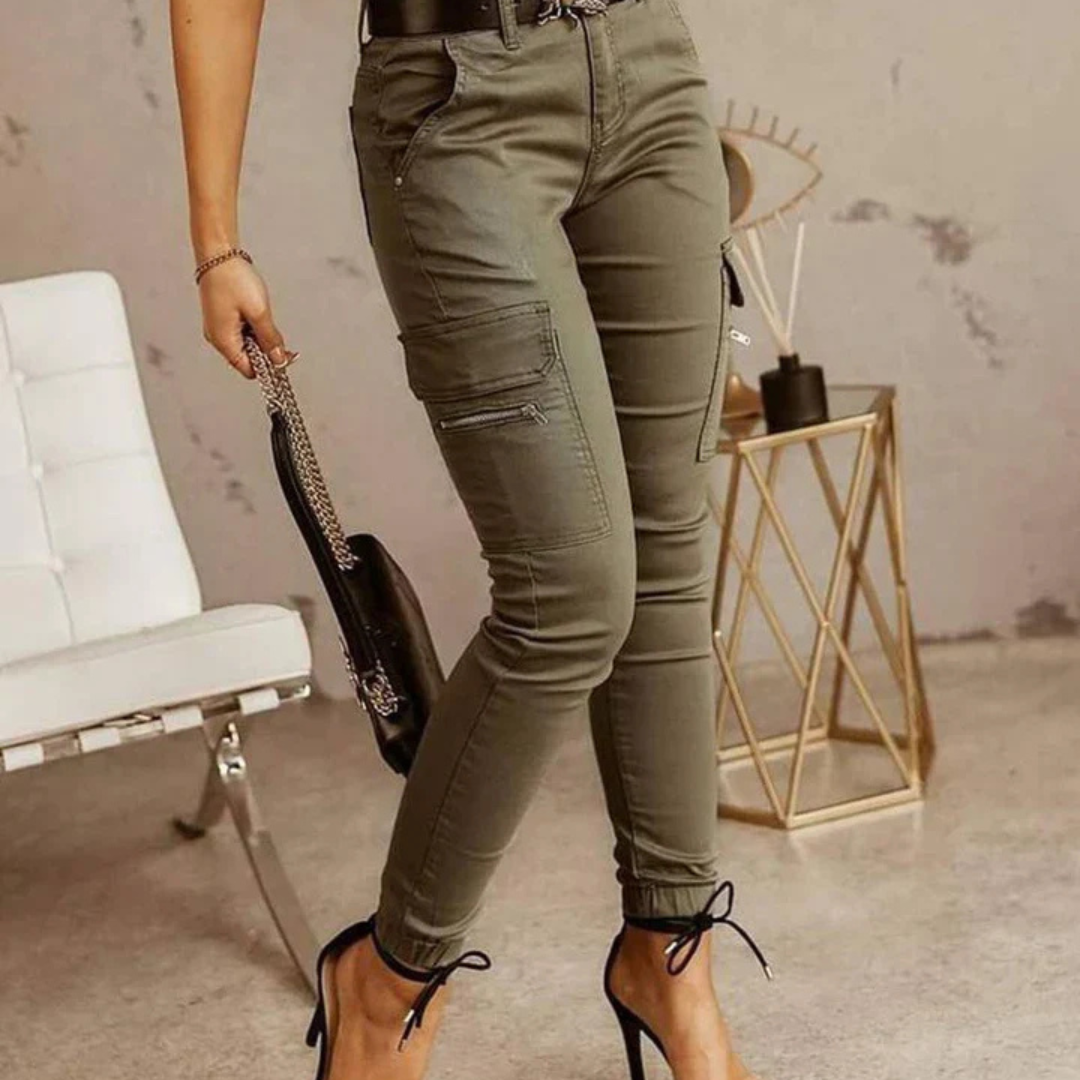 Sienna | Women's Slim-Fit Cargo Pants | Trendy