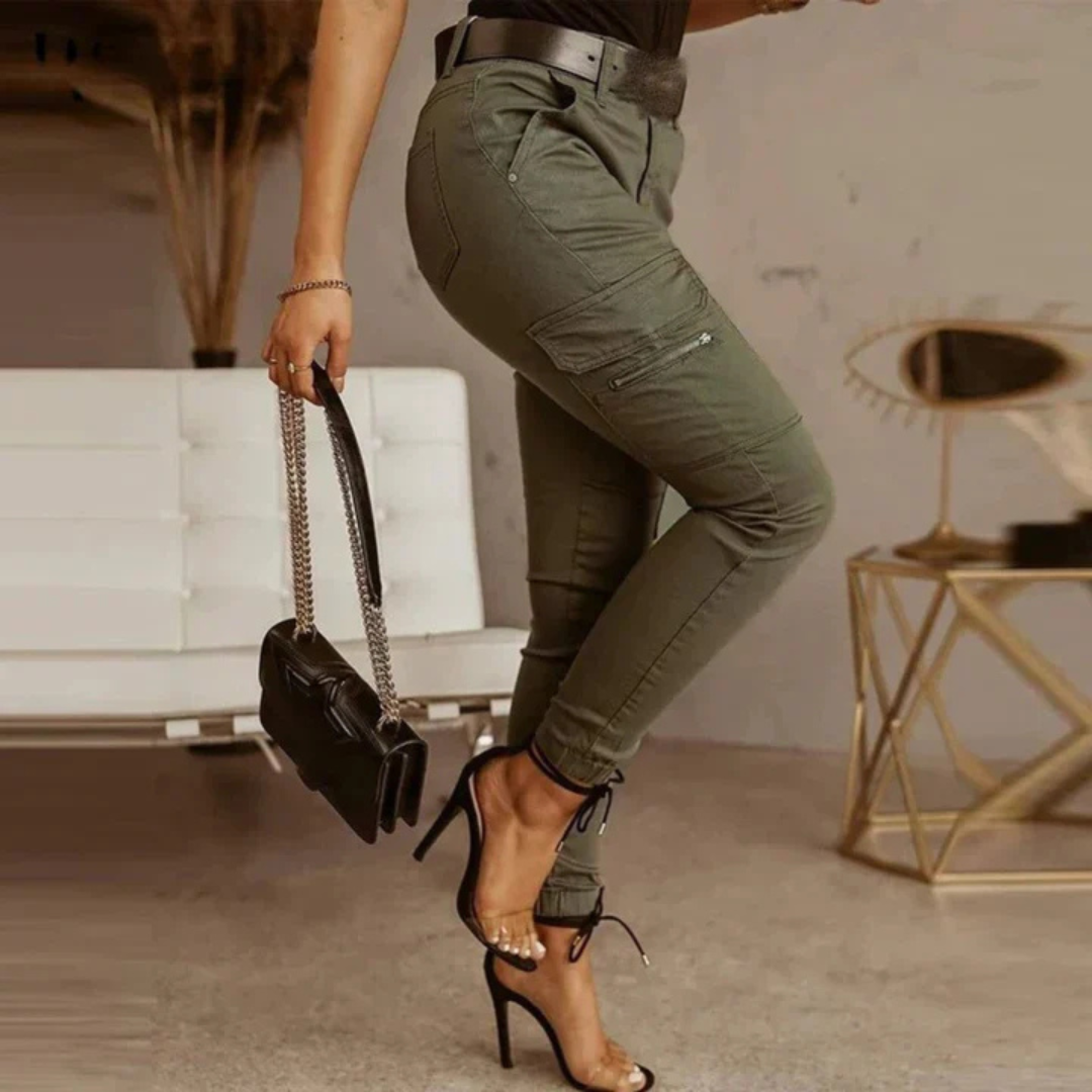 Sienna | Women's Slim-Fit Cargo Pants | Trendy